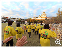 「第７３回　姫路お城まつり」総踊りに参加しました。